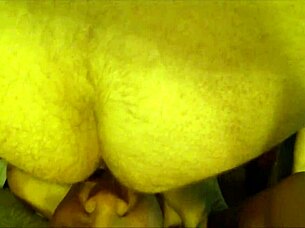 hey, my latina girlfriend gives intense rimjob and ass licking in close up amateur action with friends