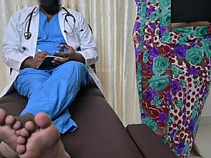 Oh my god, this Indian doctor just got an amazing handjob from his maid in the hospital!