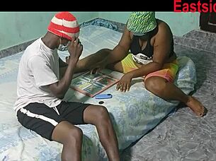 Our Ludo game escalated into massive hardcore banging with Miracle Porn and African big dick