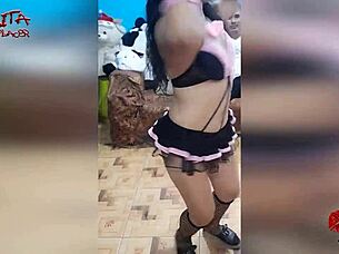 de conejita transforms into a sexy milf getting creampie and facial in amateur action with milk play