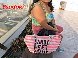 First Time Romantic Anal Creampie With Sexy Mexican Girlfriend In Outdoor Dorm Roleplay Scene