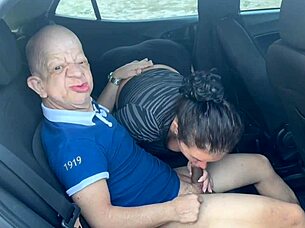 Shy guy enters but leaves addicted to my big tits hot mouth and mature pleasure making him cum like never!