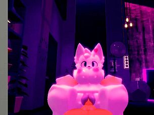 Hey, check out this furry slut getting pounded by a massive cock on Roblox