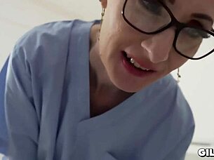 narrative of a mature nurse receiving an internal finish at the hospital