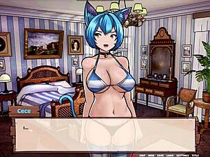 I crave that intense morning blowjob from the cat girl on the breeding farm, her mouth feels amazing