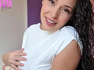 wanna jerk off with your naughty neighbor flashing her small tits?