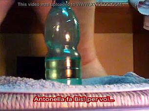 Does Antonella Corsi Crave Hard Anal With That Massive Water Bottle In Her Big Ass?