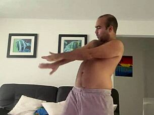 Solo Close-Up Dance Show at Home with Party Music