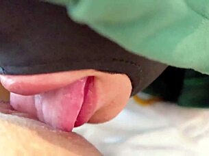 Why did the evil horny housewife scream as her pussy got licked?