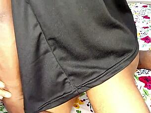 Indian hot threesome sex with licking, anal, and creampie but don't cum inside pussy 😏🍑