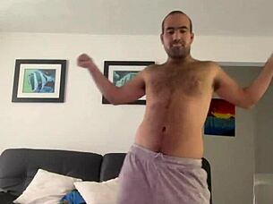 Solo Close-Up Dance Show at Home with Party Music