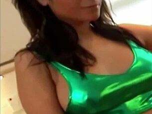 Why do I keep rubbing my pussy so desperately in these tight PVC panties, getting wetter each time?