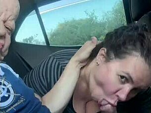 Shy guy enters but leaves addicted to my big tits hot mouth and mature pleasure making him cum like never!