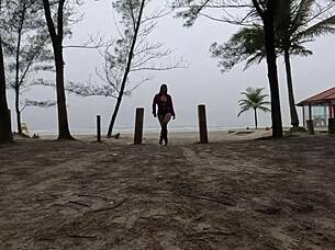 Ebony Prostitute Bent Over Outdoor Public Casting Interview With Monster Cock Doggystyle Fucking