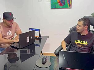 Secretary Slut Fired And Earns Promotion With Huge Tits Squirting Anal Creampie