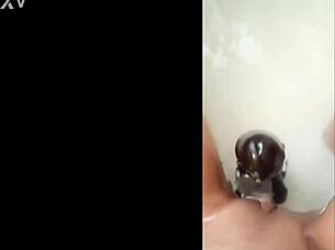 my shaved pussy feels amazing sliding up and down on this nice dildo for ultimate pleasure