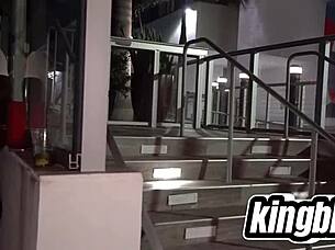 Curvy Latina Michelle Martinez Sucks Big Black Cock Outdoors In Florida Hotel Shenanigans