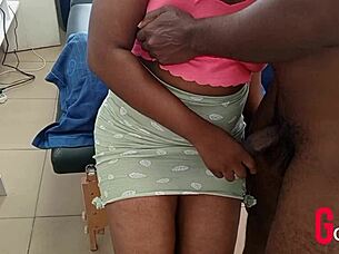 hook up girl arrives from online order leading to passionate wet pussy fucking with dripping creampie screams