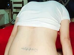 Petite Latina Boldly Shoves Huge Dildo Deep Inside Her Cute Pussy For Intense Orgasm.