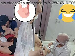 What A Betrayal! Patient Cheated By Naughty Gynecologist During Exam Right There