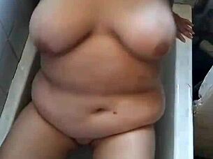 Hey what if this couple masturbates she sucks cock and he cums on milf body full scene!