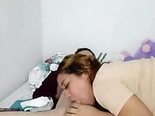 Little Curvy Brunette Moves Into My Room