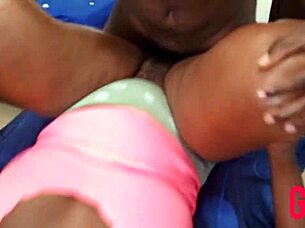 hook up girl arrives from online order leading to passionate wet pussy fucking with dripping creampie screams