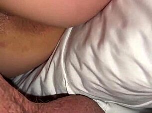 Damn, that messy creampie just exploded deep inside this curvy big tits babe's wet pussy.