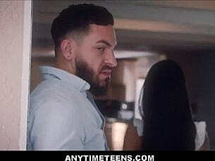 I can't believe this tiny asian teen takes monster cock in wild interracial fuck...