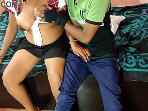 desi man hardcore encounters young woman in full movie scene