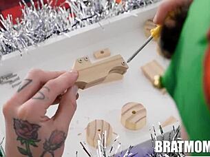 Mrs. Claus Cures Loneliness With Hardcore Blowjob And Petite Milf Taboo Action From Cherry Kiss And Ethan Seeks