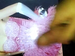 oh gosh cumming on that sexy korean lady in lingerie during amateur clothed masturbation!