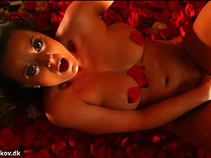 denise klarskov explores her scandinavian orgasm in a romantic danish european fantasy