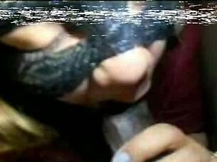 hey check this retro video of latina milf sucking big black cock eagerly