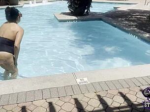 stacxxxs shares a casual day at the pool featuring hawaiian angel in relaxed vibes.