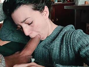 i uh woke up to valentines breakfast with cum swallow from huge cock pov... oops