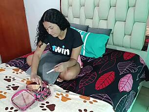 Perverted guy meets Latina girl