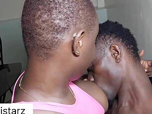 good at her job... i mean riding that wet pussy bent over roughly until cum drips on ebony ass