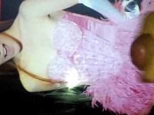 oh gosh cumming on that sexy korean lady in lingerie during amateur clothed masturbation!