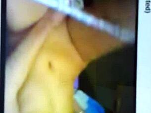 French Slut Toys Shaved Pussy Webcam