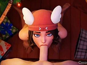 hey, give me that fortnite skye christmas blowjob now