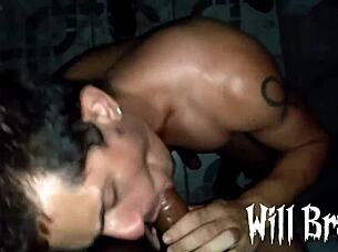 Grindr Cruising Massive Black Cock Pounds White Ass Hard