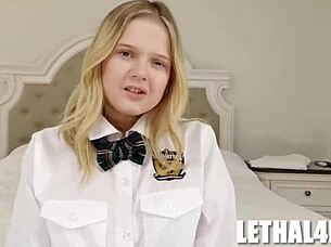 Did petite teen coco really invite me to her room for taboo fun?