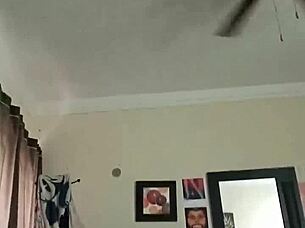 Intensely destroying curvy submissive young Latina amateur's ass with dirty spanking and big tits play