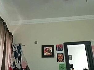 Intensely destroying curvy submissive young Latina amateur's ass with dirty spanking and big tits play