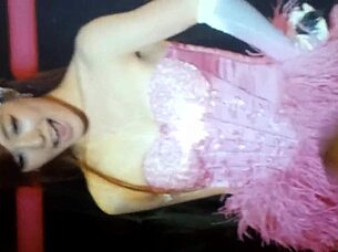 oh gosh cumming on that sexy korean lady in lingerie during amateur clothed masturbation!