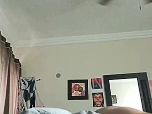 Intensely destroying curvy submissive young Latina amateur's ass with dirty spanking and big tits play