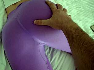 the young guy watched his mature friend masturbate and they ended up together