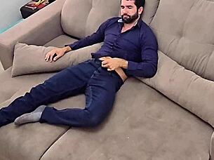 Just got home from work and started jerking off quick