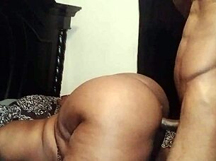 friends with benefits kick off in the bedroom, where curvy ebony neighbors explore fat big ass fetish and amateur chubby fun on a stationary setup.